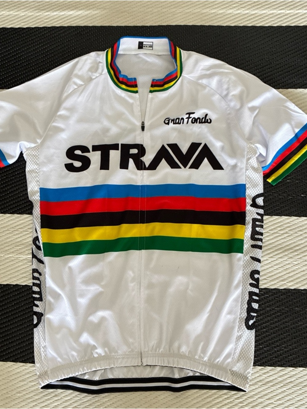 Men’s Strava gran fondo cycling jersey